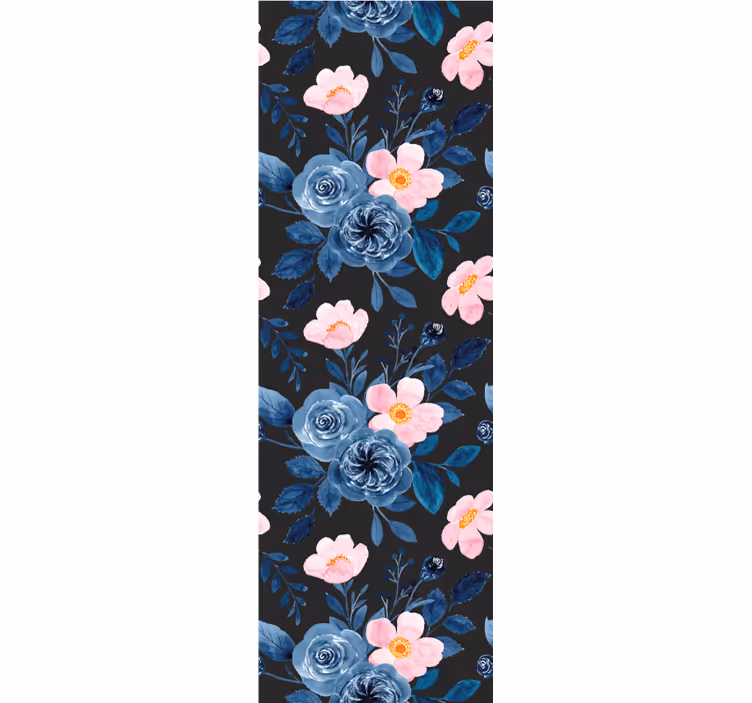 Blumentapete botanische florale eleganz - TenStickers