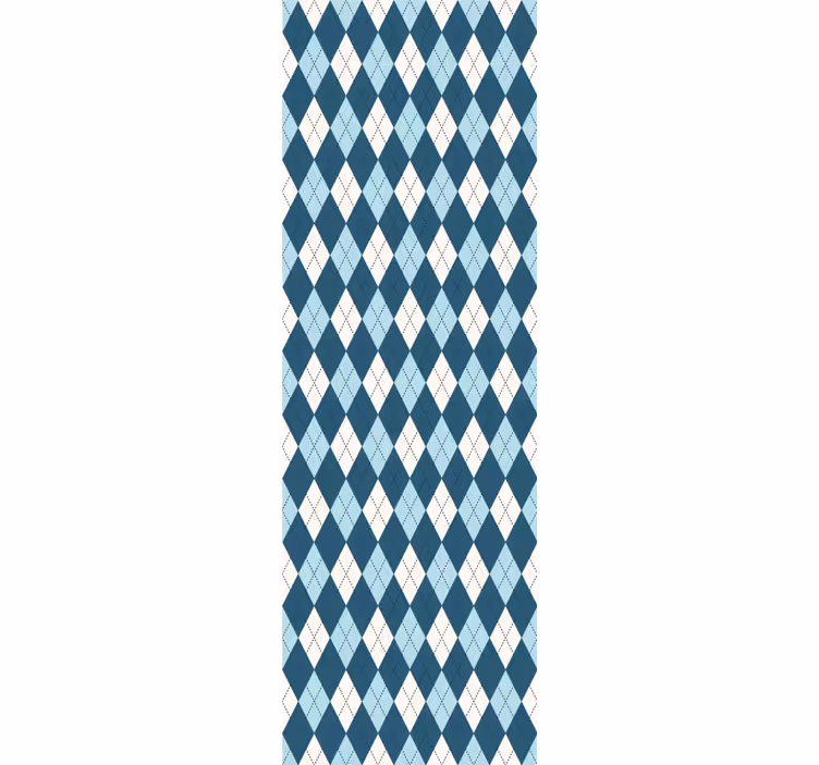 Tapete geometrische Muster diamant-harlekin - TenStickers