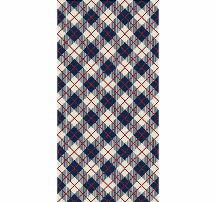 Tapete geometrische Muster argyle-muster - TenStickers