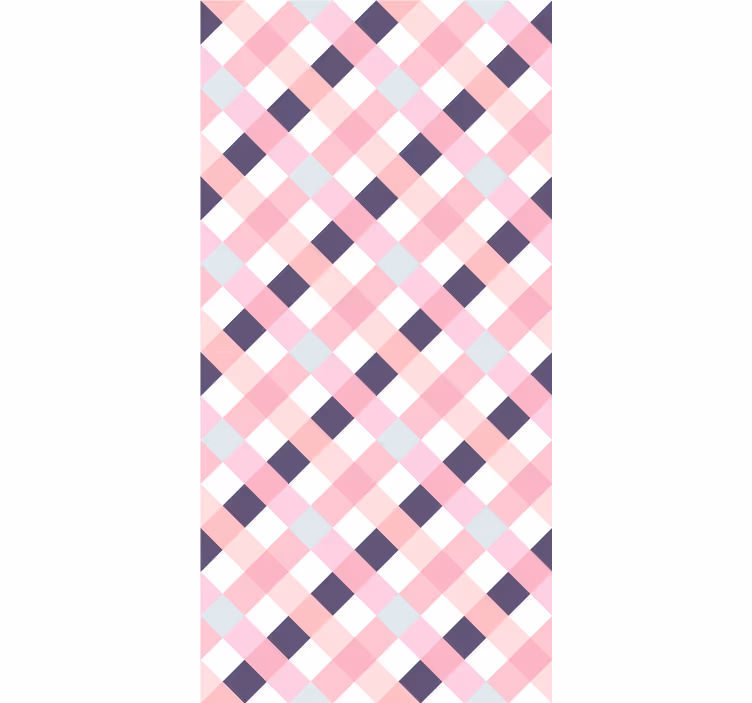 Tapete geometrische Muster pastell argyle-muster - TenStickers