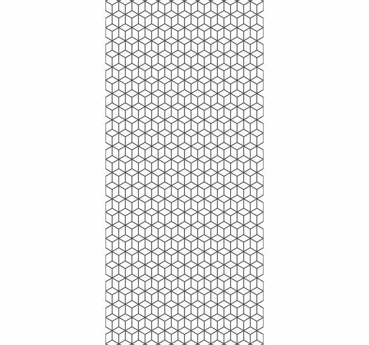 Tapete geometrische Muster geometrisches kubisches muster - TenStickers