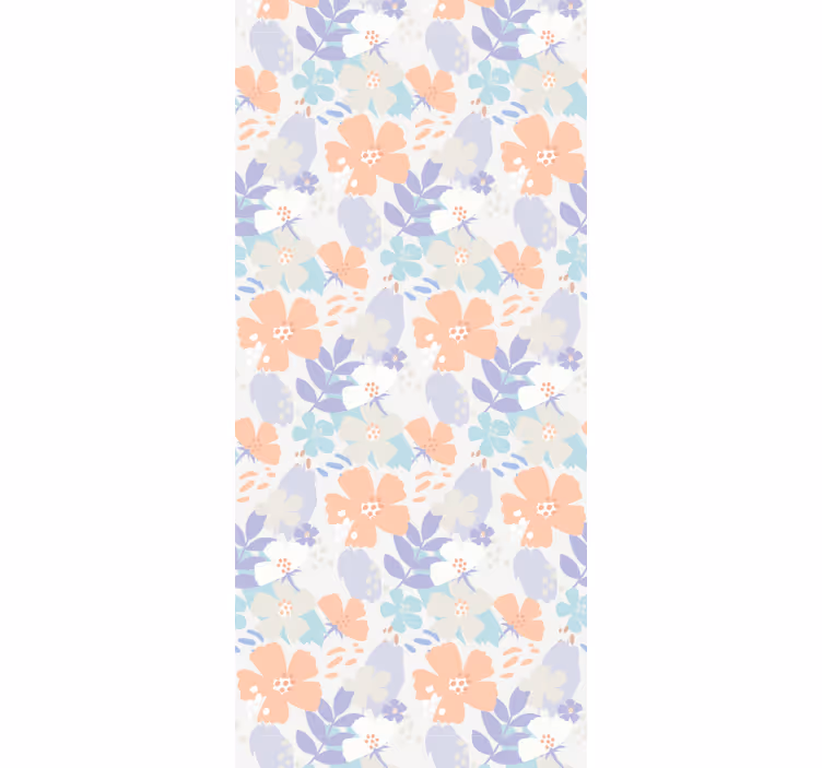 Blumentapete blumenblütendruck - TenStickers