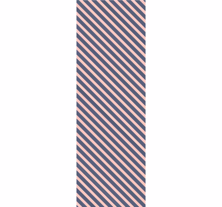 Tapete horizontale Streifen diagonale streifen harmonie - TenStickers
