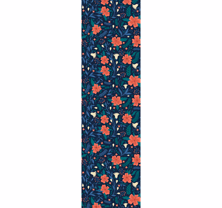 Blumentapete floraler botanischer druck - TenStickers