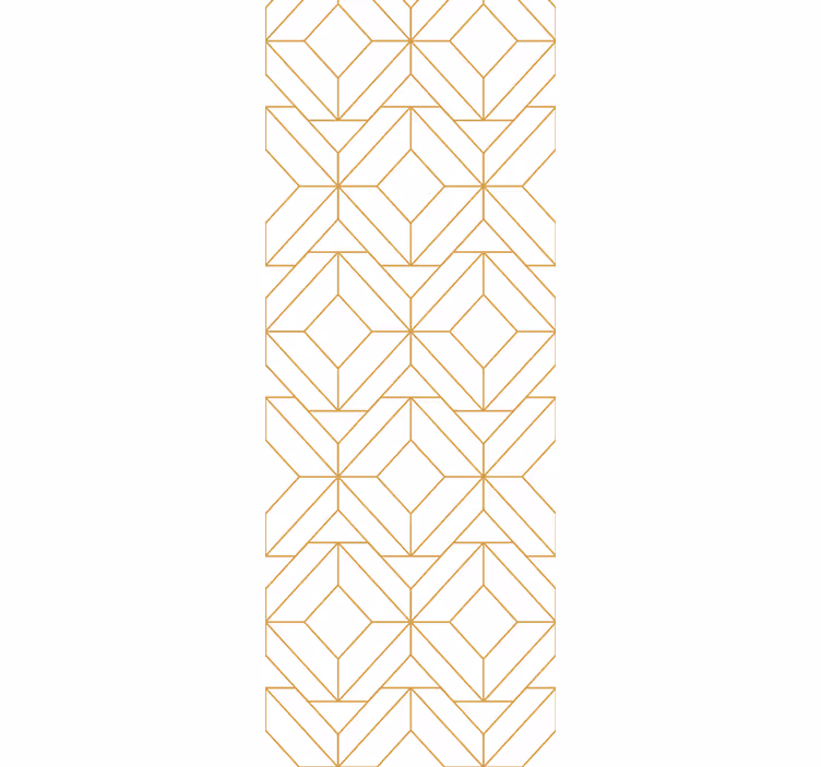 Tapete geometrische Muster geometrische würfel - TenStickers