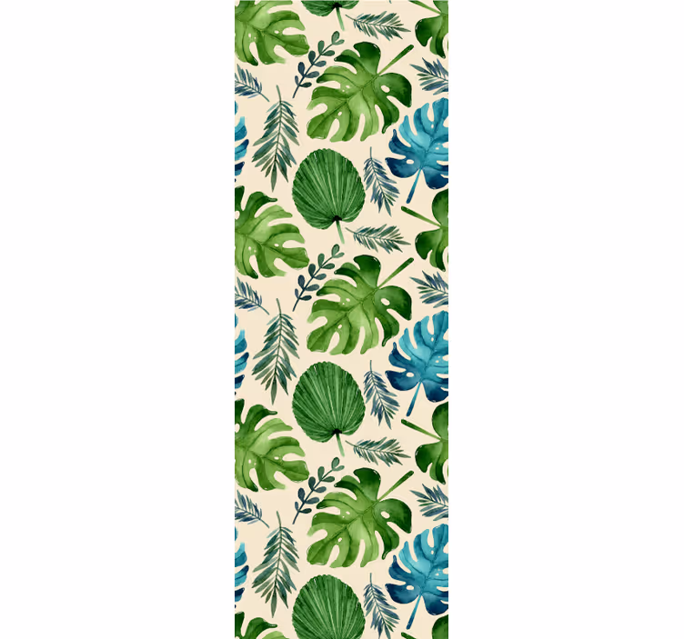 Tapete Natur tropisches blattarrangement - TenStickers
