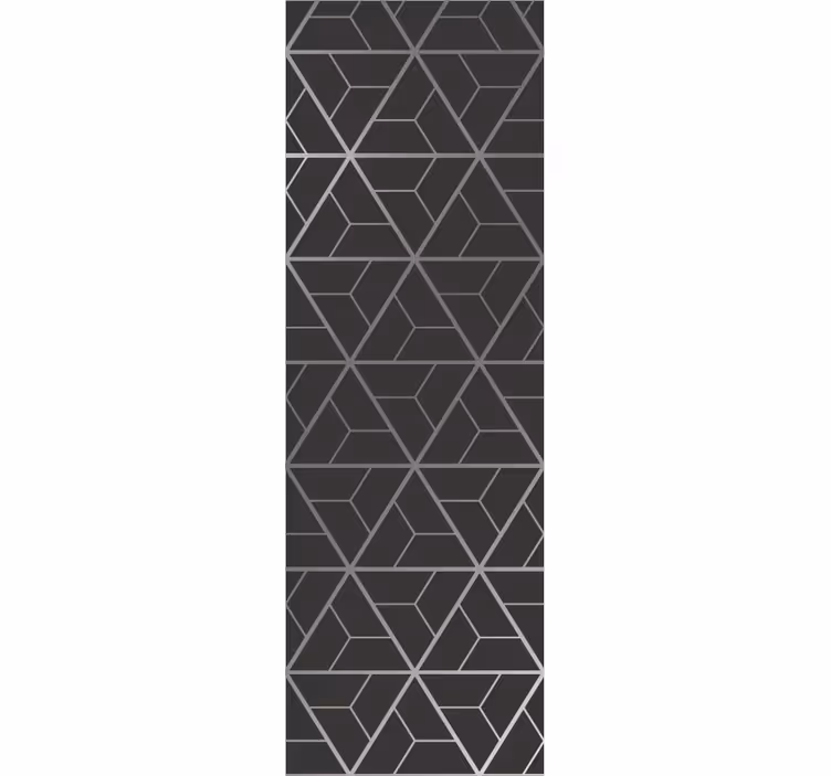 Tapete geometrische Muster geometrischer kubismus - TenStickers