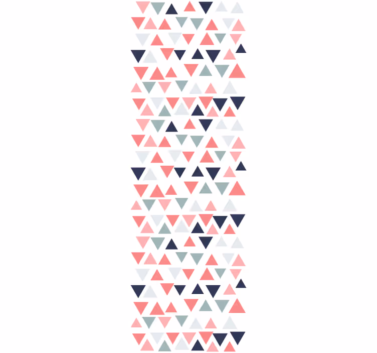 Tapete geometrische Muster geometrisches dreiecksmotiv - TenStickers