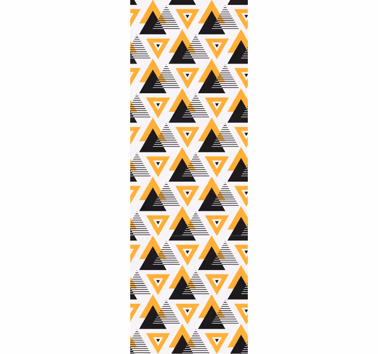 Tapete geometrische Muster geometrische dreiecksfusion - TenStickers