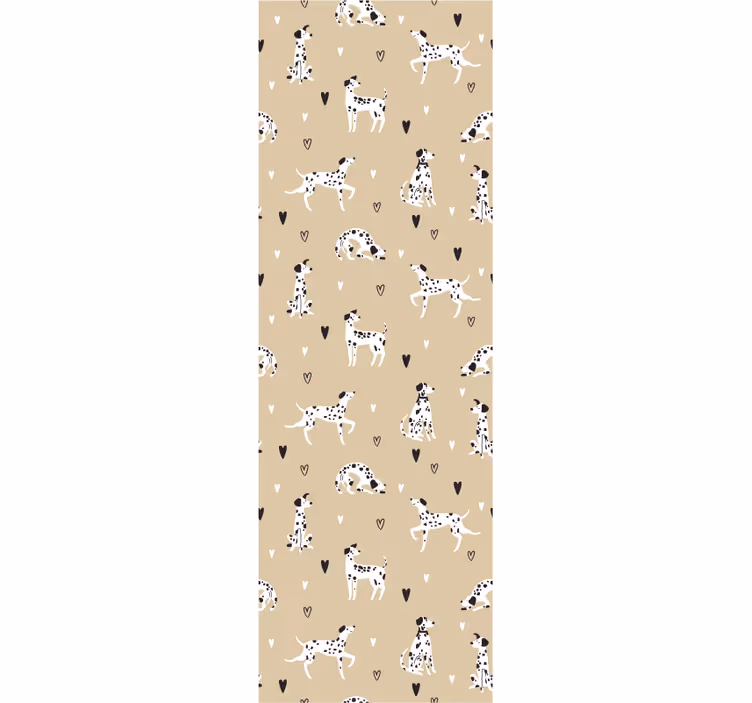 Tapete Hunde hundemuster freude - TenStickers