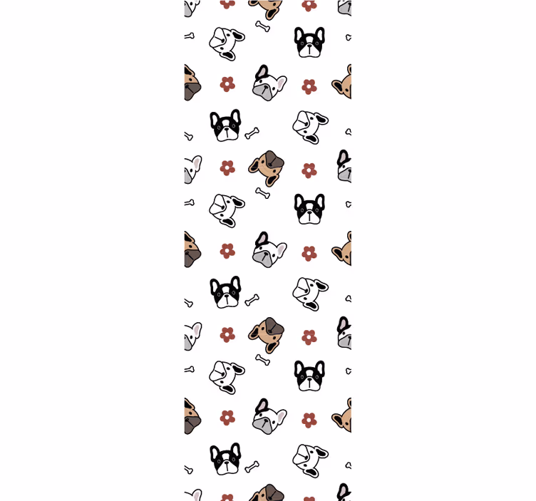 Tapete Hunde hunde-doodle-ensemble - TenStickers