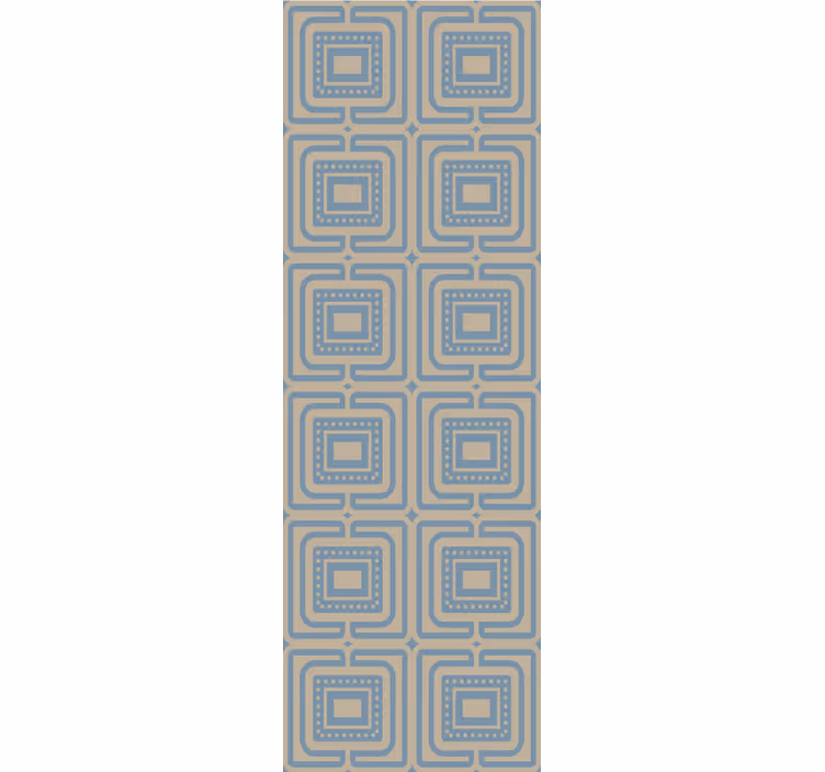 Tapete geometrische Muster geometrische retro-quadrate - TenStickers