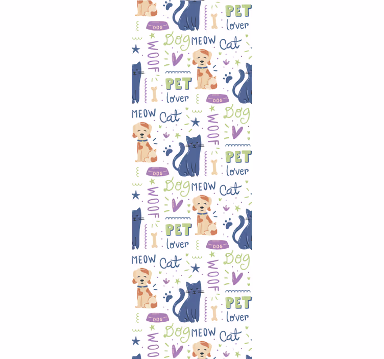 Tiere Tapete muster für tierliebhaber - TenStickers
