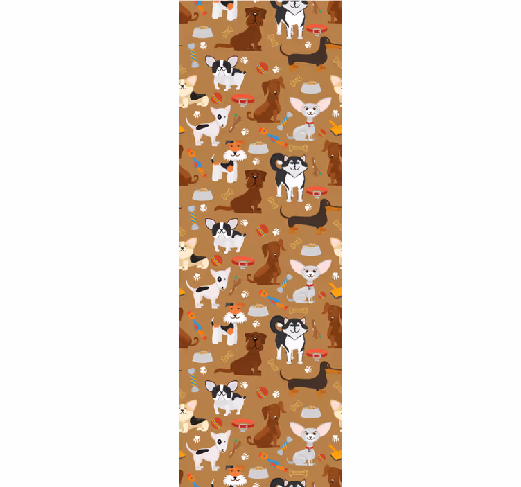 Tapete Hunde verspielte welpen - TenStickers