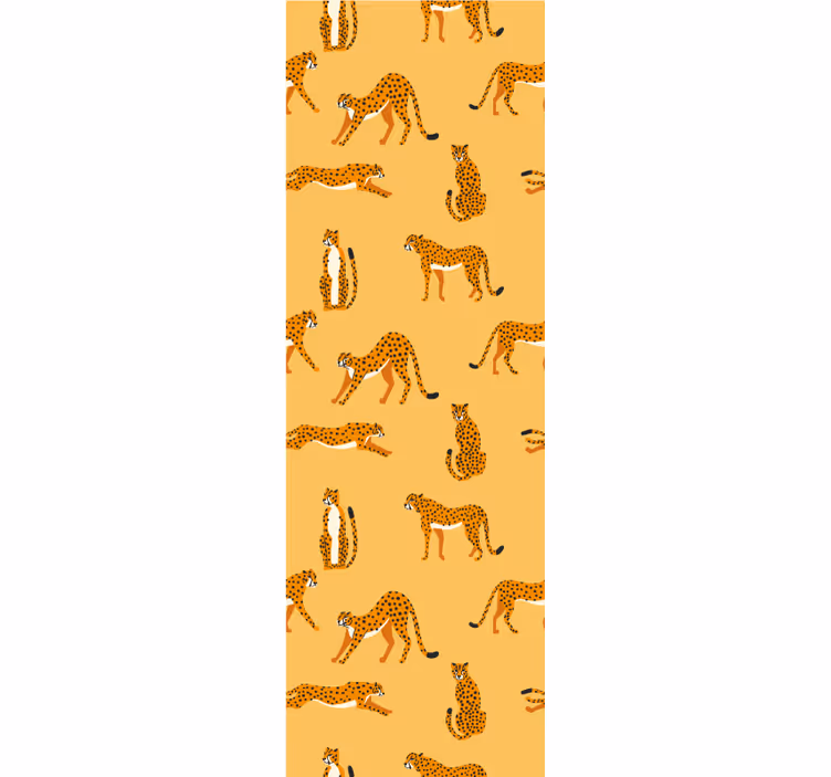 Tapete Tiere verspielte leoparden - TenStickers