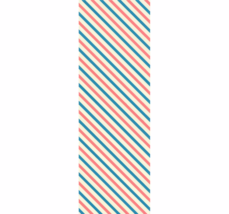 Tapete gestreift diagonal gestreiftes muster - TenStickers