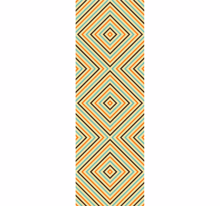 Tapete geometrische Muster geometrische raute - TenStickers