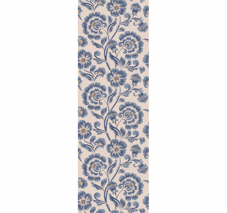 Tapete florale ornamente eleganz im damastdesign - TenStickers