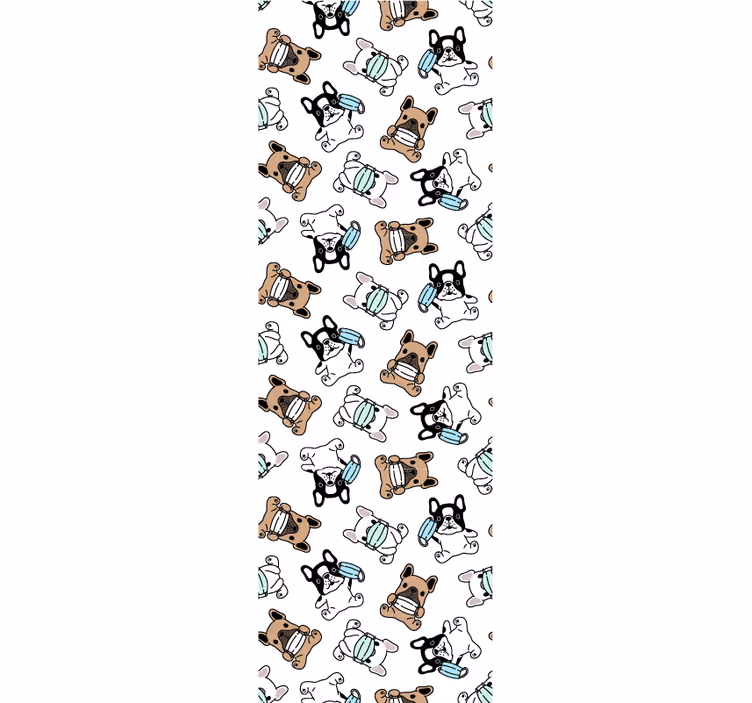 Tapete Hunde hunde-skater - TenStickers