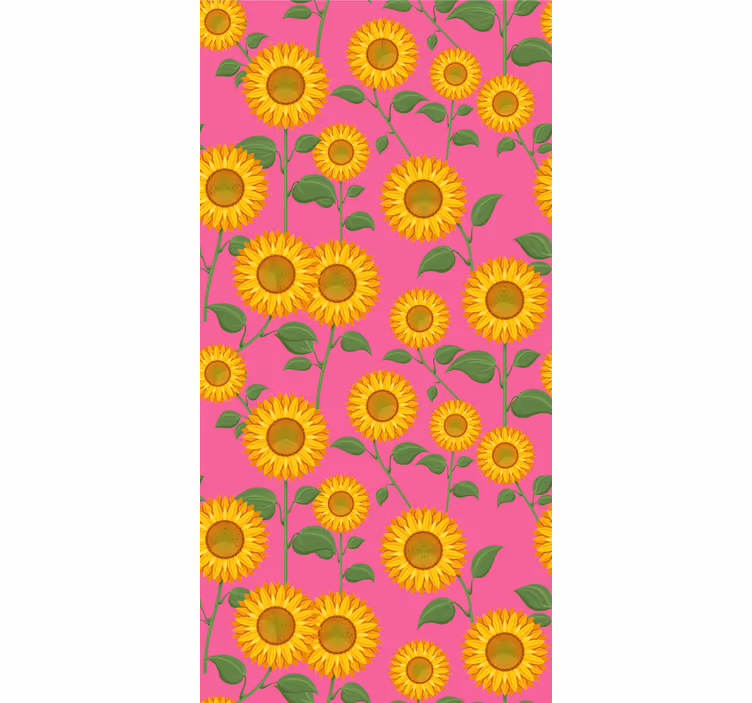 Blumentapete lebendige sonnenblumenanzeige - TenStickers