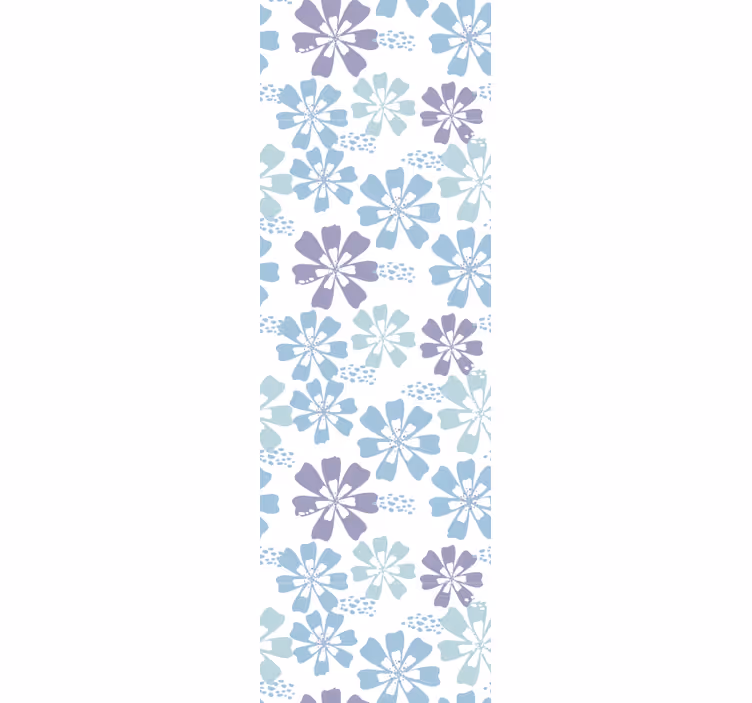 Blumentapete blumenmuster-thema - TenStickers