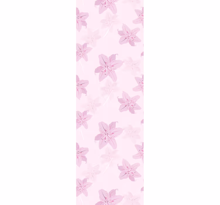 Tapete lila florales schmetterlingsmotiv - TenStickers