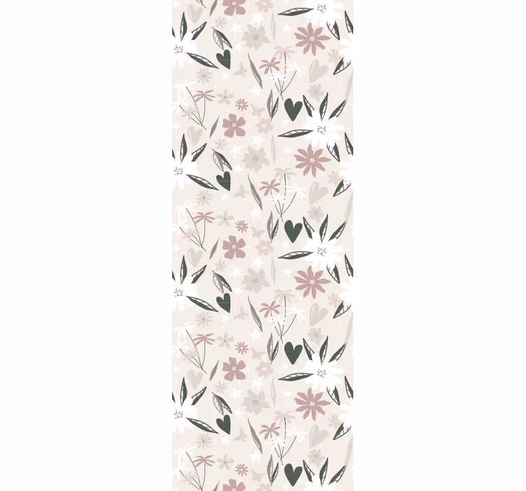 Blumentapete blumen-botanik - TenStickers