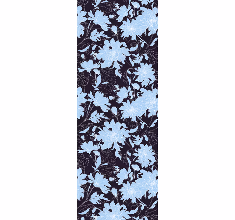 Blumentapete florales akzentmuster - TenStickers