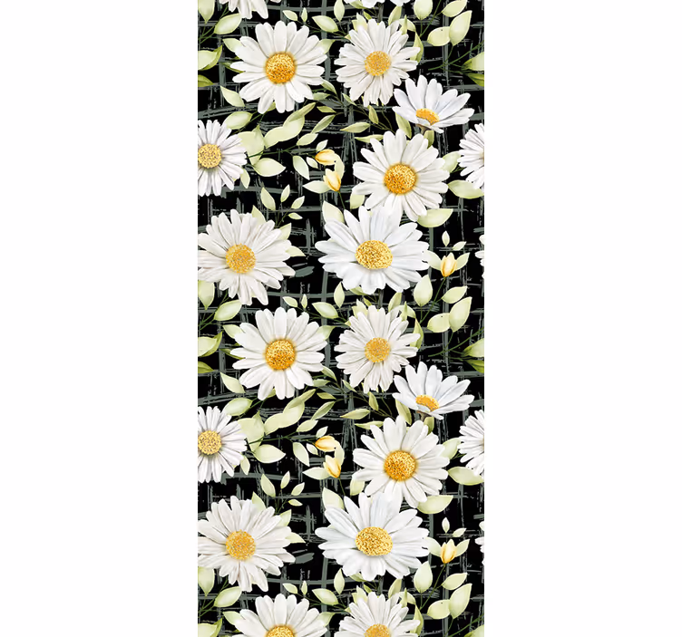 Blumentapete gänseblümchen blumenarrangement - TenStickers