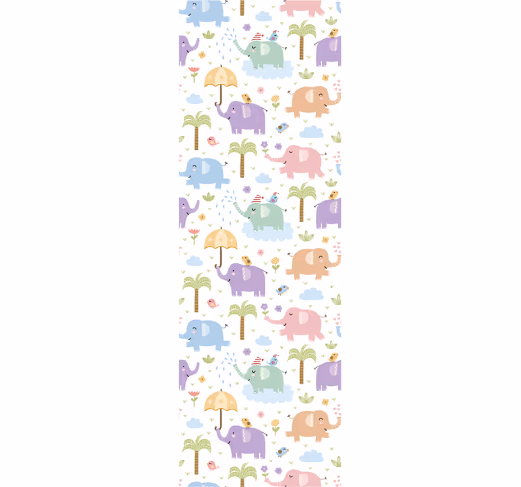 Tapete Baby elefantenspielzeit - TenStickers