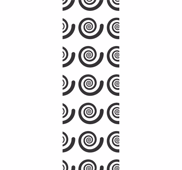 Tapete geometrische Muster spiralmuster - TenStickers