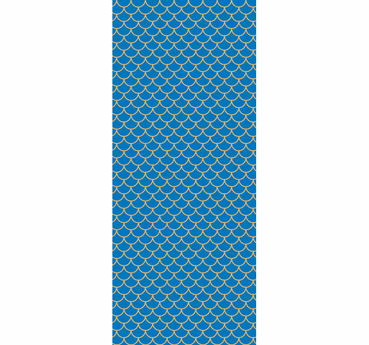 Tapete geometrische Muster geometrische skalen - TenStickers