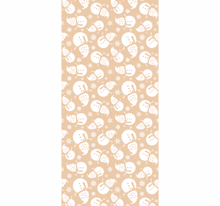 Tapete Natur schneebedecktes muster - TenStickers