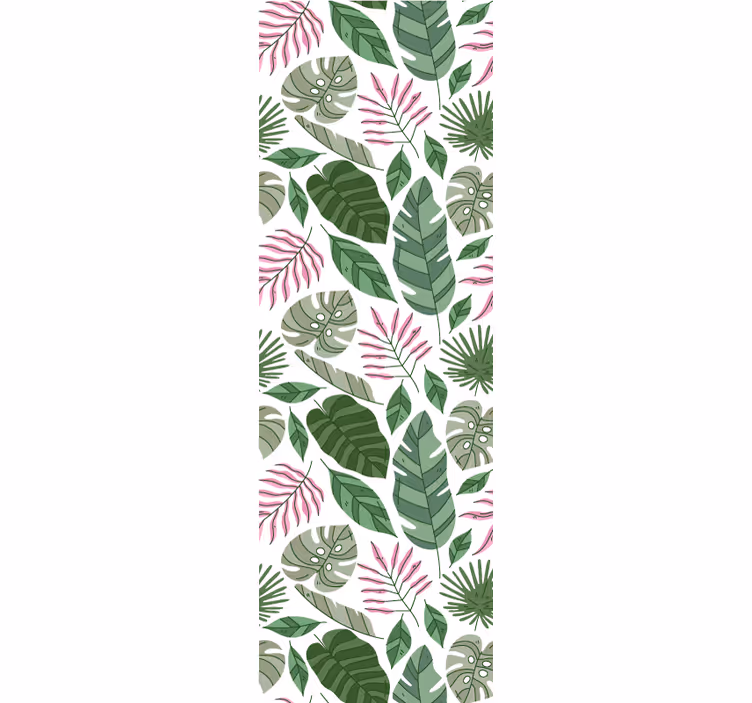 Tapete natur mit blättrigen botanischen mustern - TenStickers