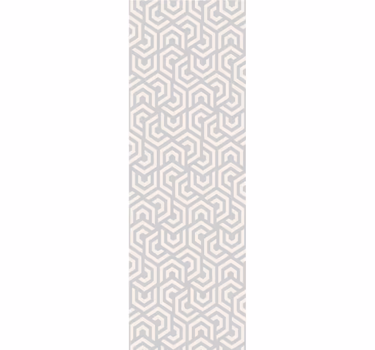 Tapete geometrische Muster labyrinthisches muster - TenStickers