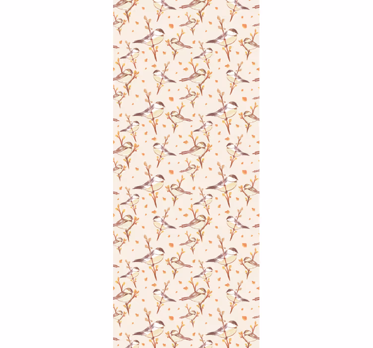 Blumentapete florales anmut-motiv - TenStickers