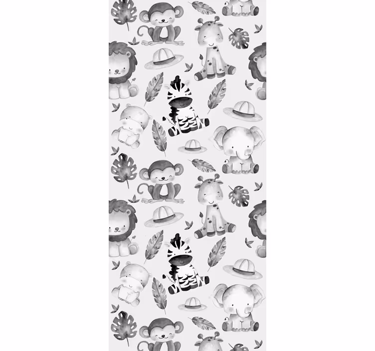 Tapete Tiere safari-freunde - TenStickers