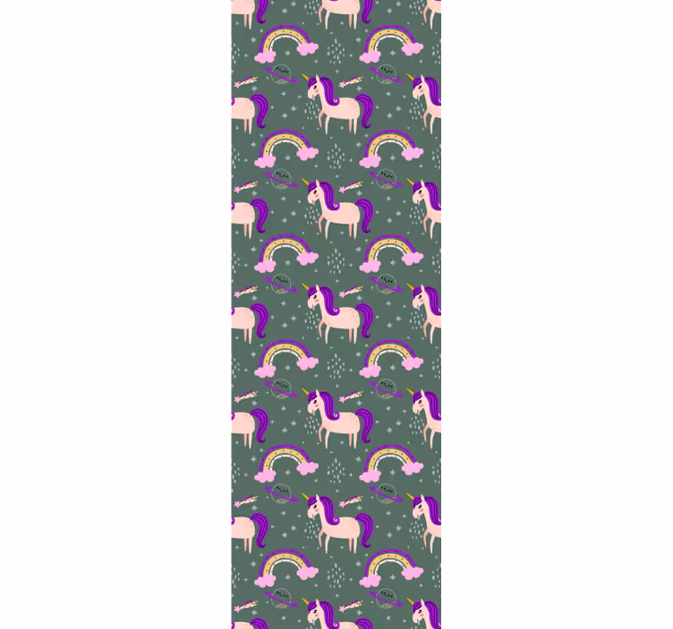Tapete Tiere fabelwesen und bunte bögen - TenStickers