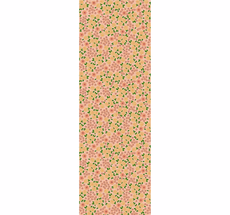 Blumentapete blumenmotiv freude - TenStickers
