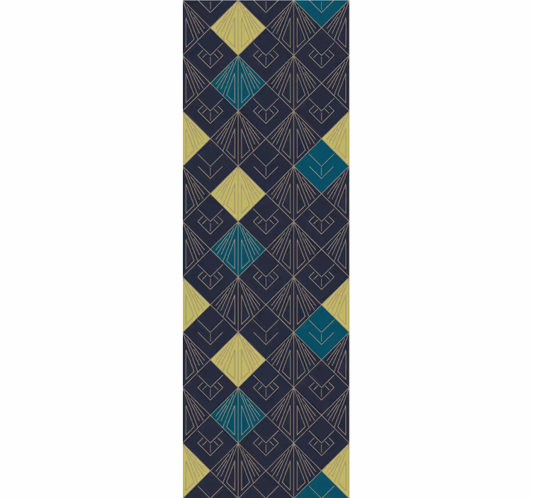 Tapete geometrische Muster geometrisch gemustertes dekor - TenStickers