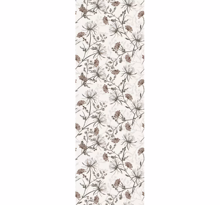 Blumentapete botanische drucke - TenStickers
