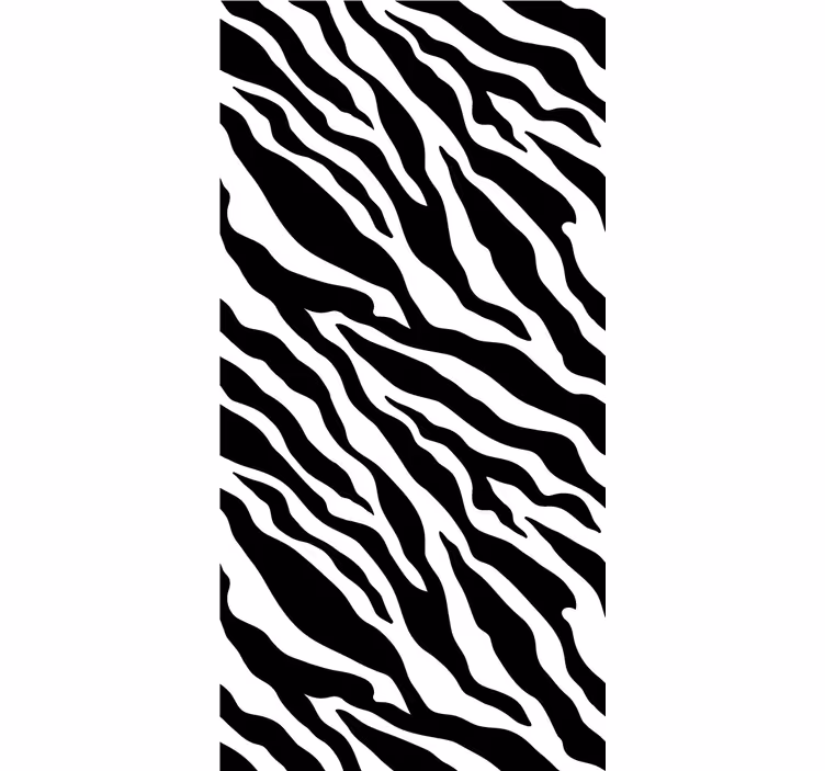 Zebra Tapete zebrastreifen - TenStickers