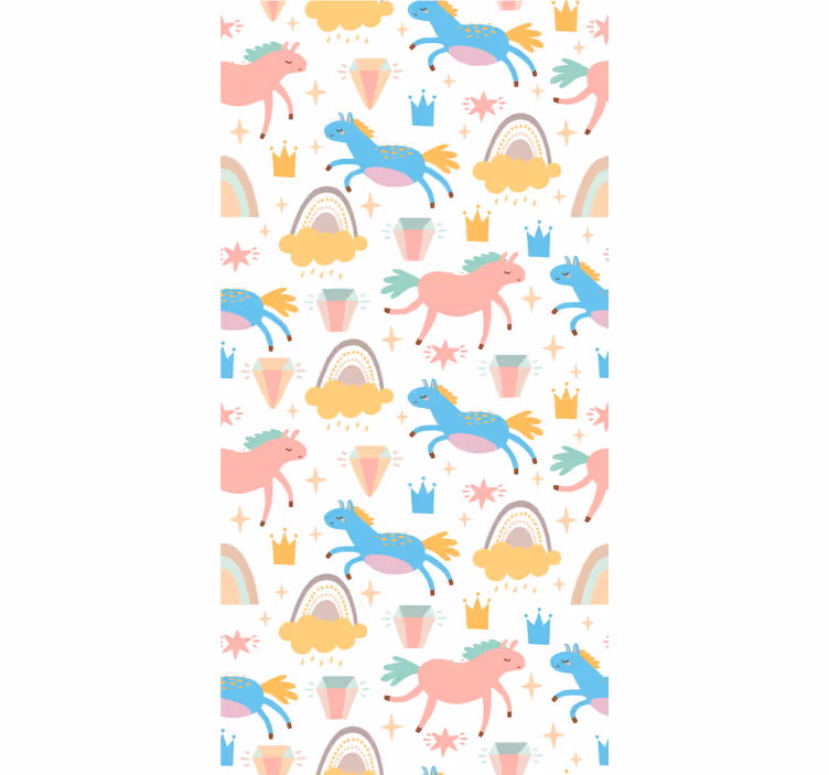 Tapete Tiere einhorn märchen - TenStickers