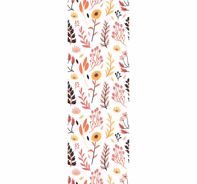 Blumentapete blumen- und botanisches design - TenStickers