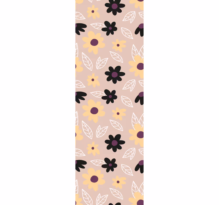 Tapete florale Ornamente florales schlichtes motiv - TenStickers