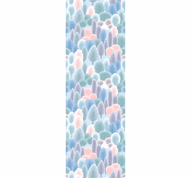Tapete landschaft mit waldmotiv - TenStickers