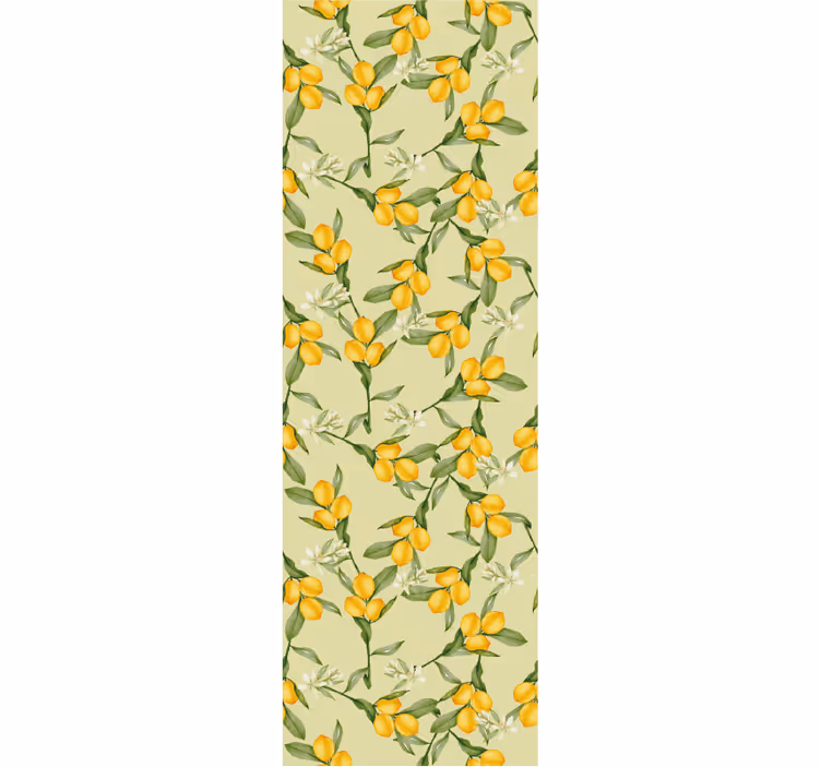 Blumentapete zitrusblumenbilder - TenStickers