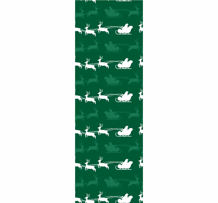 Weihnachtstapete weihnachtsschlittenmotiv - TenStickers