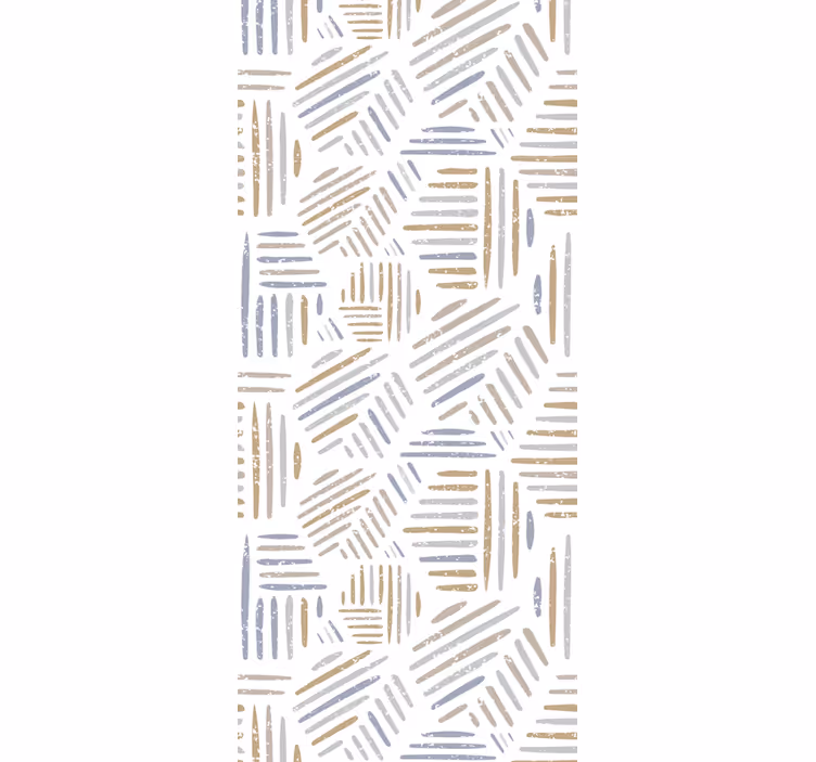 Tapete geometrische Muster abstraktes lineares muster - TenStickers