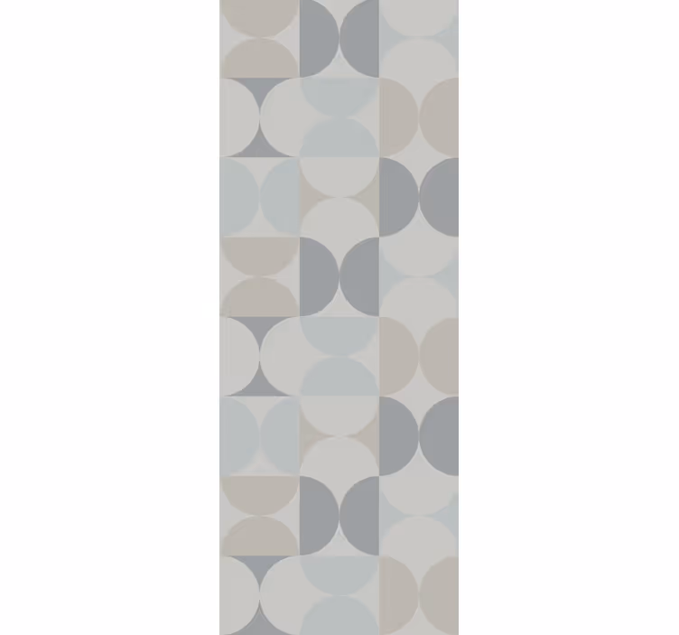 Tapete geometrische Muster kreisförmige geometrische motive - TenStickers